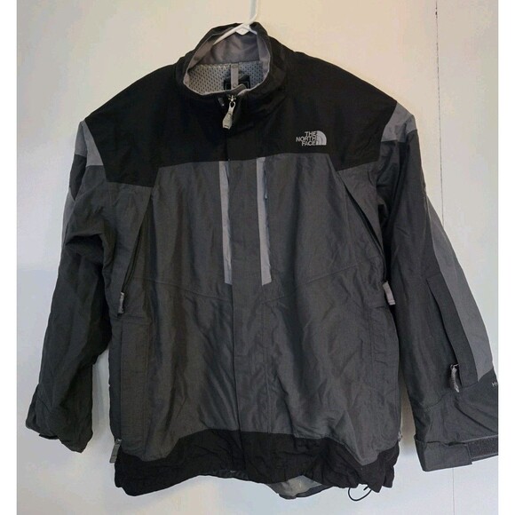 The North Face Jacket Mens Hyvent Gorpcore Shell Grey Black Outdoor Winter Coat - Picture 1 of 10